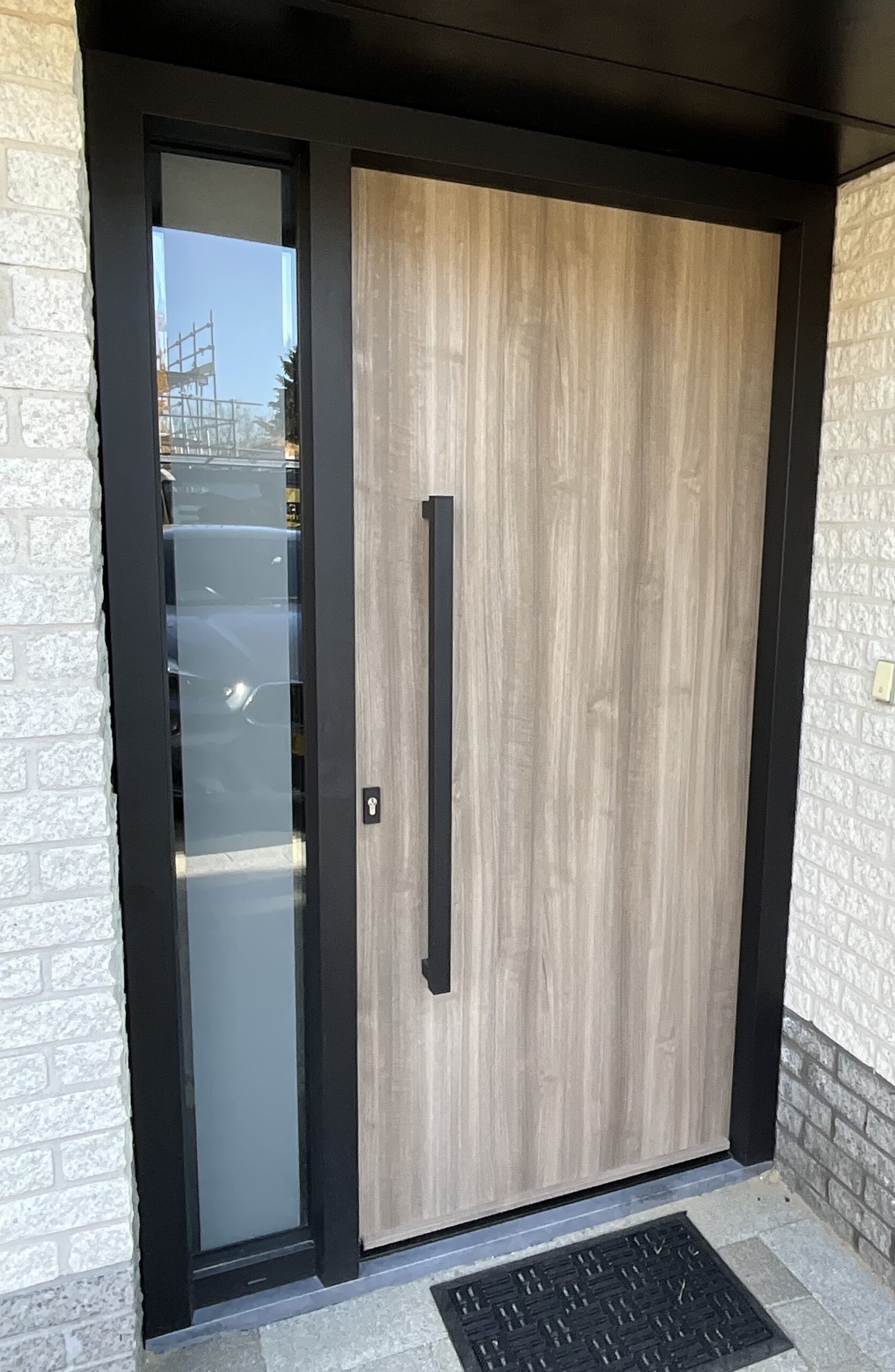 voordeur zwart kader